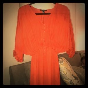 Burnt orange Dress